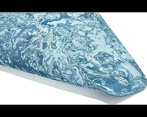 Килимок для йоги Adidas Camo Yoga Matte 5 мм, блакитний