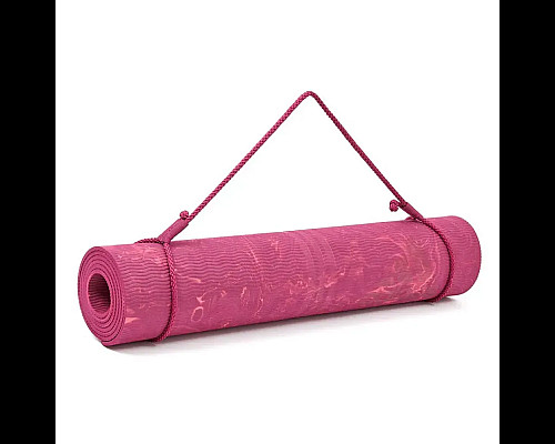 Килимок для йоги Adidas Camo Yoga Mat 5 мм, рожевий