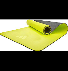 Килимок для йоги Adidas Double Sided Yoga Mat 6 мм, чорно-жовтий
