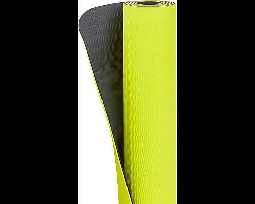 Килимок для йоги Adidas Double Sided Yoga Mat 6 мм, чорно-жовтий