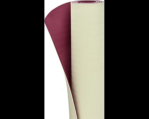 Килимок для йоги Adidas Double Sided Yoga Mat 6 мм, біло-рожевий