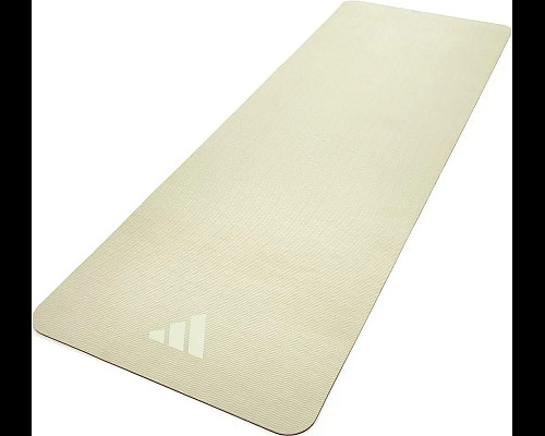 Килимок для йоги Adidas Double Sided Yoga Mat 6 мм, біло-рожевий