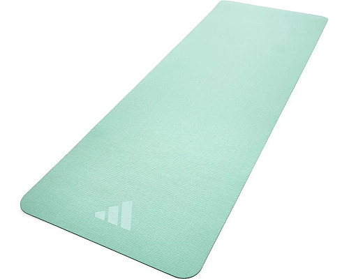 Двосторонній килимок для йоги Adidas Double Sided 176 х 61 х 0,6 см, зелено-синій