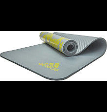 Килимок для йоги Adidas Tie-Dye Yoga Mat 1 мм, сіро-жовтий
