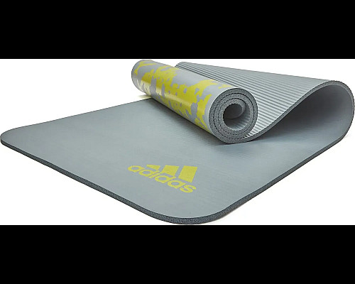 Килимок для йоги Adidas Tie-Dye Yoga Mat 1 мм, сіро-жовтий