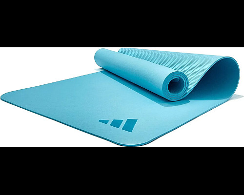 Килимок для йоги Adidas Premium Yoga Mat 5 мм, блакитний