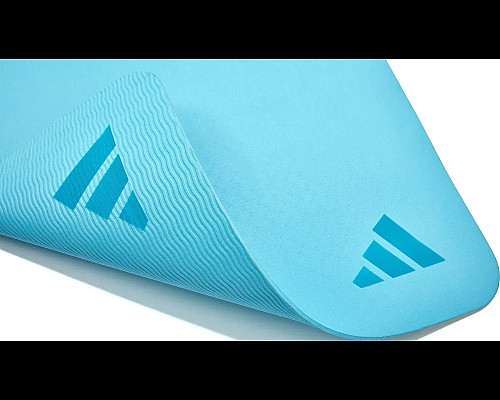 Килимок для йоги Adidas Premium Yoga Mat 5 мм, блакитний
