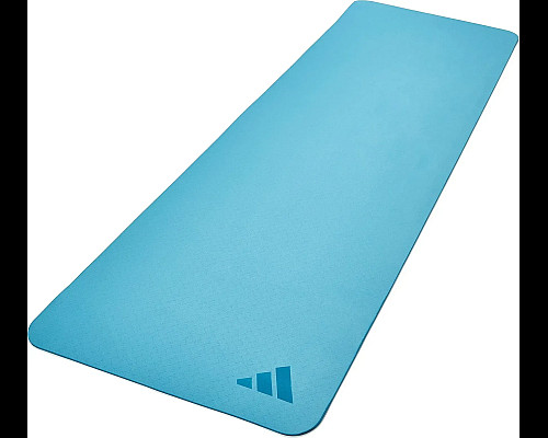 Килимок для йоги Adidas Premium Yoga Mat 5 мм, блакитний