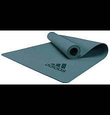 Килимок для йоги Adidas Premium Yoga Mat 5 мм, темно-зелений