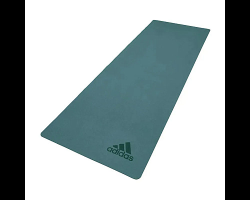 Килимок для йоги Adidas Premium Yoga Mat 5 мм, темно-зелений