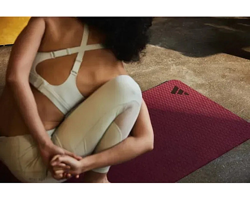 Килимок для йоги Adidas 183 х 61 х 1 см, рожевий