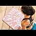 Килимок для йоги Adidas Tie-Dye Yoga Mat 1 мм, рожево-білий