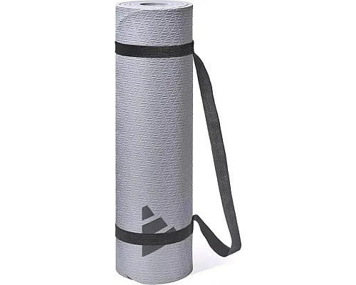 Килимок для йоги Adidas 183 х 61 х 0,6 см, сірий