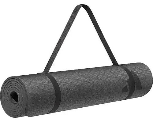 Килимок для йоги Adidas 183 х 61 х 0,6 см, чорний