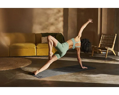Килимок для йоги Adidas 183 х 61 х 0,6 см, чорний