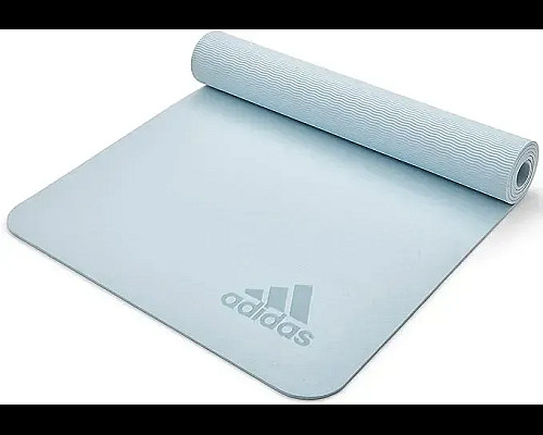 Килимок для йоги Adidas Premium Yoga Mat 5 мм, блакитний