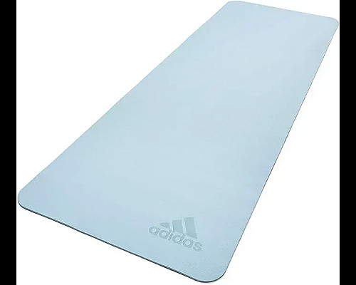 Килимок для йоги Adidas Premium Yoga Mat 5 мм, блакитний
