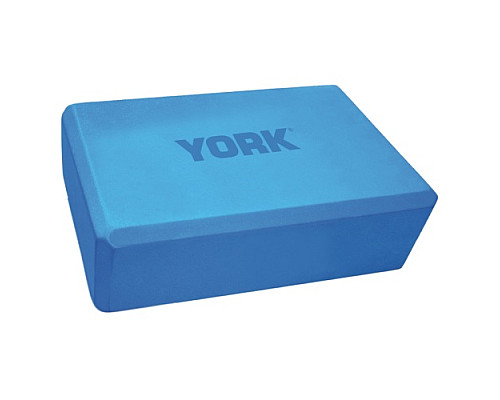 Блок для йоги York Fitness блакитний Блок для йоги York Fitness блакитний