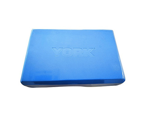 Блок для йоги York Fitness блакитний Блок для йоги York Fitness блакитний