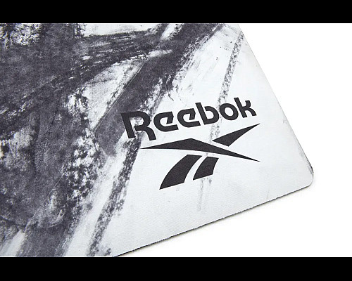 Килимок для йоги Reebok Natural Rubber Yoga Mat 32 мм, біло-сірий