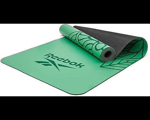 Килимок для йоги Reebok Natural Rubber Yoga Mat 4 мм, зелений