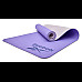 Килимок для йоги Reebok Double Sided 6 мм, фіолетово-рожевий