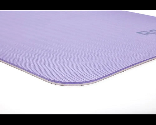 Килимок для йоги Reebok Double Sided 6 мм, фіолетово-рожевий