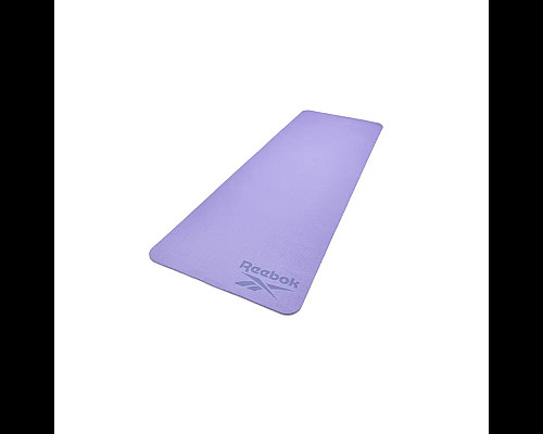 Килимок для йоги Reebok Double Sided 6 мм, фіолетово-рожевий