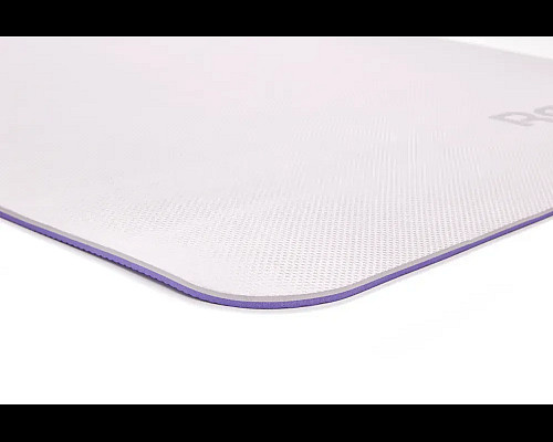 Килимок для йоги Reebok Double Sided 6 мм, фіолетово-рожевий