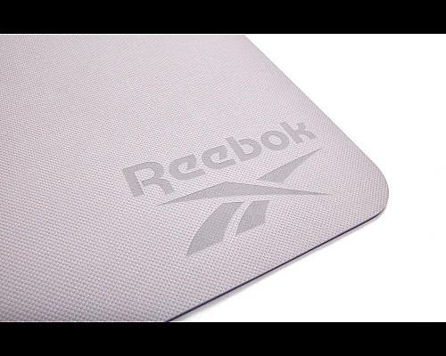 Килимок для йоги Reebok Double Sided 6 мм, фіолетово-рожевий
