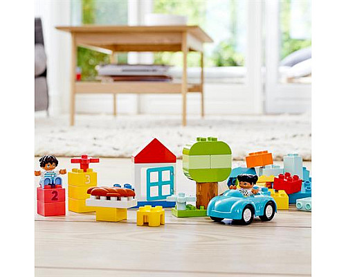 Конструктор LEGO DUPLO Classic Коробка з кубиками 65 ел. (10913) Конструктор LEGO DUPLO Classic Коробка з кубиками 65 ел. (10913)