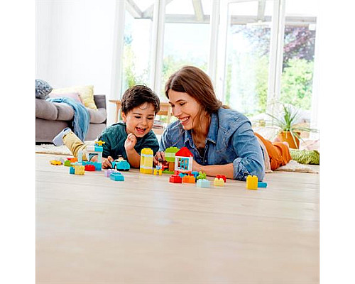 Конструктор LEGO DUPLO Classic Коробка з кубиками 65 ел. (10913) Конструктор LEGO DUPLO Classic Коробка з кубиками 65 ел. (10913)