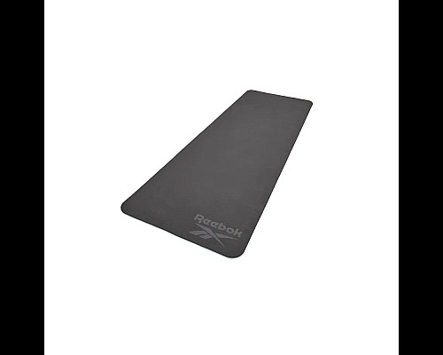 Двосторонній килимок для йоги Reebok Double Sided 6 мм, чорно-бірюзовий