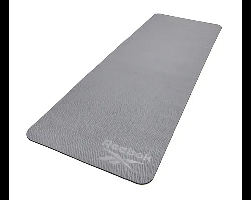 Килимок для йоги Reebok Double Sided 6 мм, чорно-сірий