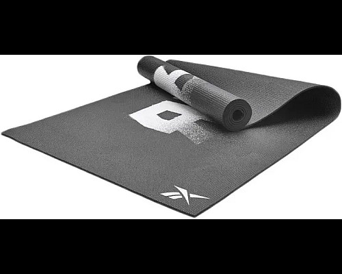 Двосторонній килимок для йоги Reebok Yoga Mat 4 мм,чорний