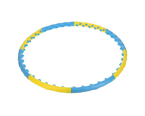 Масажний обруч HHP022 HULA HOP 1,45KG 110CM HMS - жовто-блакитний