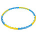 Масажний обруч HHP022 HULA HOP 1,45KG 110CM HMS - жовто-блакитний