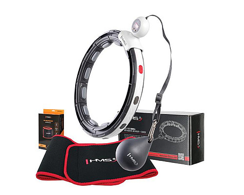 Набір обруч магнітний HHM15 з обтяженням + лічильник HMS + пояс для талії BR163&nbsp;