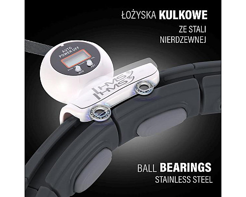 Набір обруч магнітний HHM15 з обтяженням + лічильник HMS + пояс для талії BR163&nbsp;