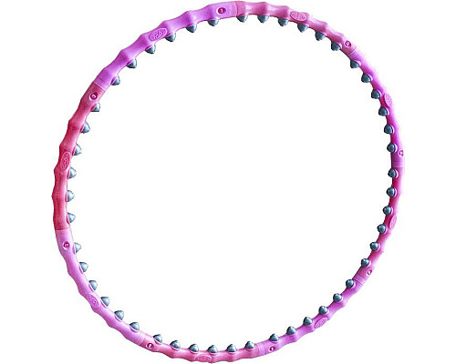 Обруч Allright Hula Hop Hoop 90 см з масажем рожевий (FE05012)