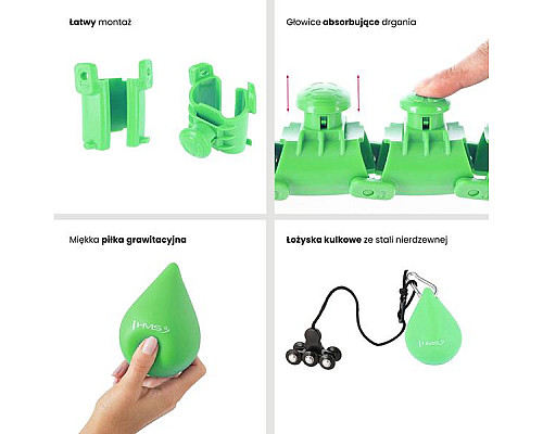 Обруч з вагою HMS HHW01 зелений