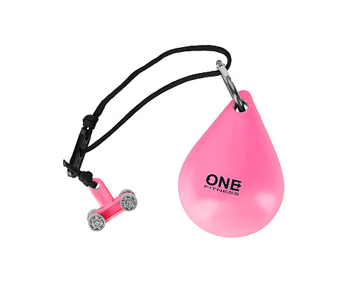 Хула-хуп масажний One Fitness OHA02 з навантаженням, рожевий