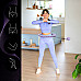 Хула-хуп масажний One Fitness OHA02 з навантаженням, фіолетовий