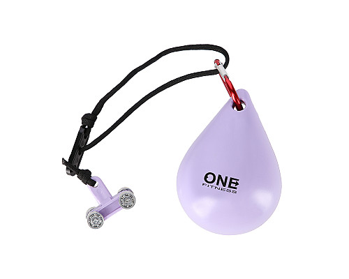 Хула-хуп масажний One Fitness OHA02 з навантаженням, фіолетовий