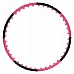 Масажний обруч Хула Хуп HHP024 HULA HOP 1,6KG 110CM HMS - чорно-рожевий