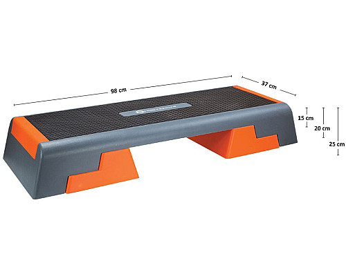 Степ-платформа HMS Step AS007 - сіро-помаранчева