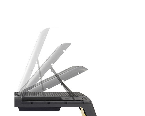 Степ-платформа з регульованою спинкою WCG Pro + еспандери