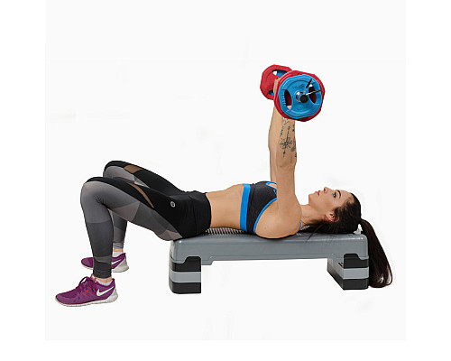 Степ-платформа HMS AS005 AEROBIC STEP, сіро-чорна