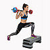 Степ-платформа HMS AS005 AEROBIC STEP, сіро-чорна