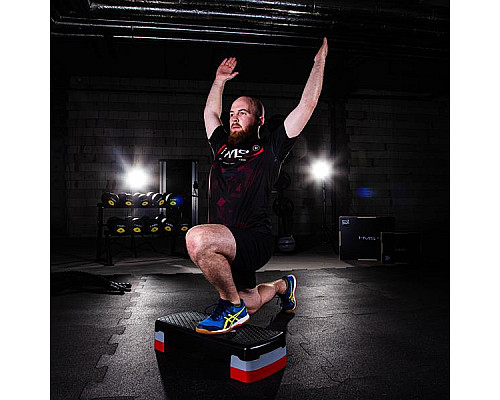 Степ-платформа HMS AS003 (чорно-червона)